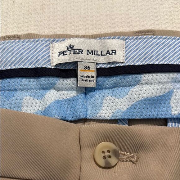 Peter Miller Khaki Tan Classic Quick Dry Business Casual Athleisure Golf Short - Picture 12 of 15